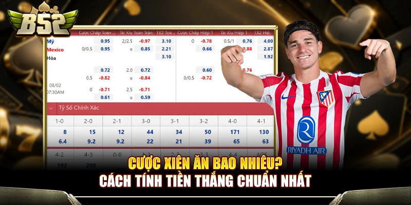 Cược Xiên Ăn Bao Nhiêu? Cách Tính Tiền Thắng Chuẩn Nhất